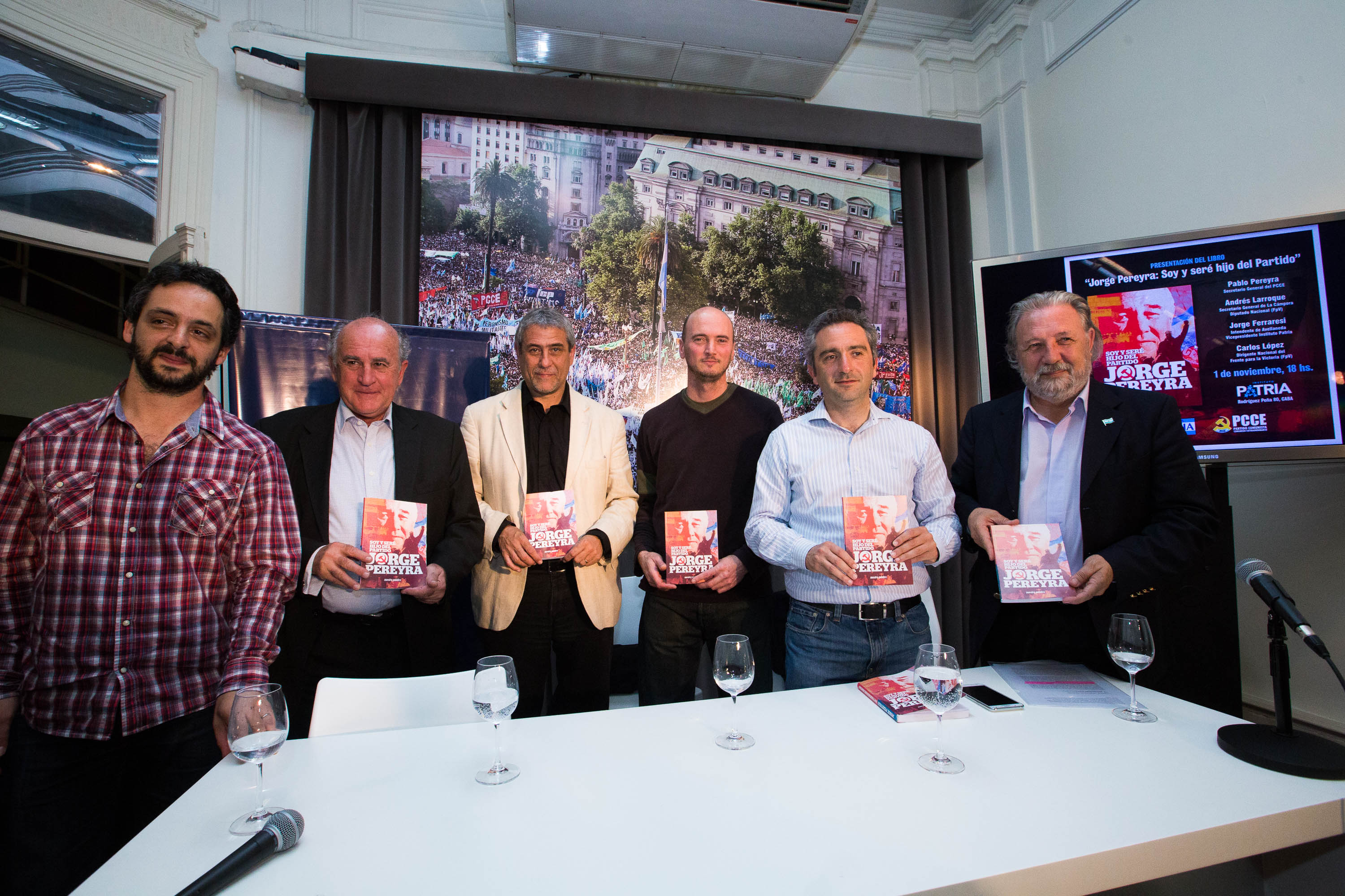 El PCCE presentó el libro que recopila el pensamiento político de Jorge Pereyra