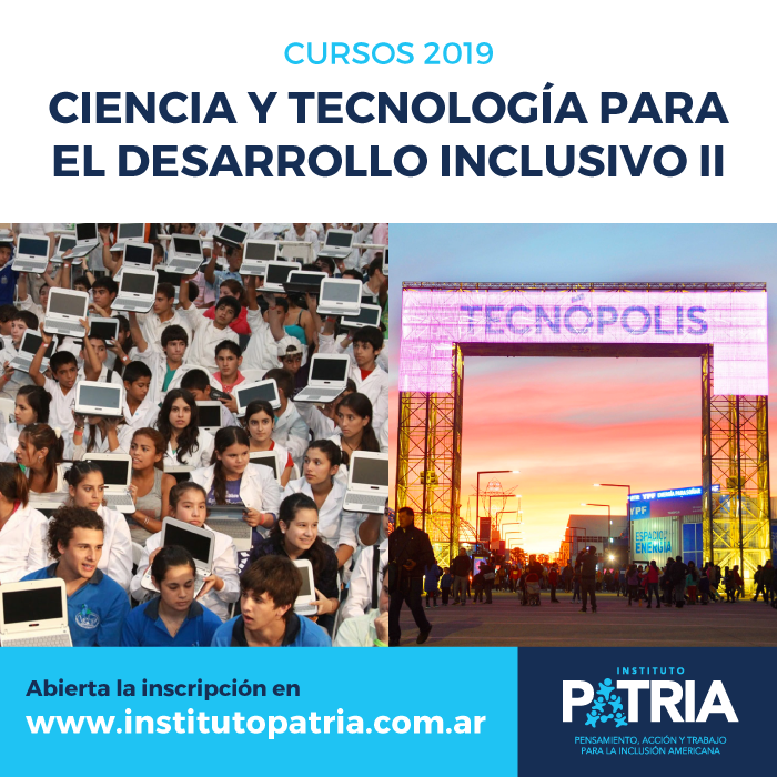 Seminario Intensivo Ciencia y Tecnología para el Desarrollo Inclusivo II