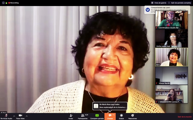 Dora Barrancos dio la primera clase del Seminario Virtual sobre Feminismo y Peronismo