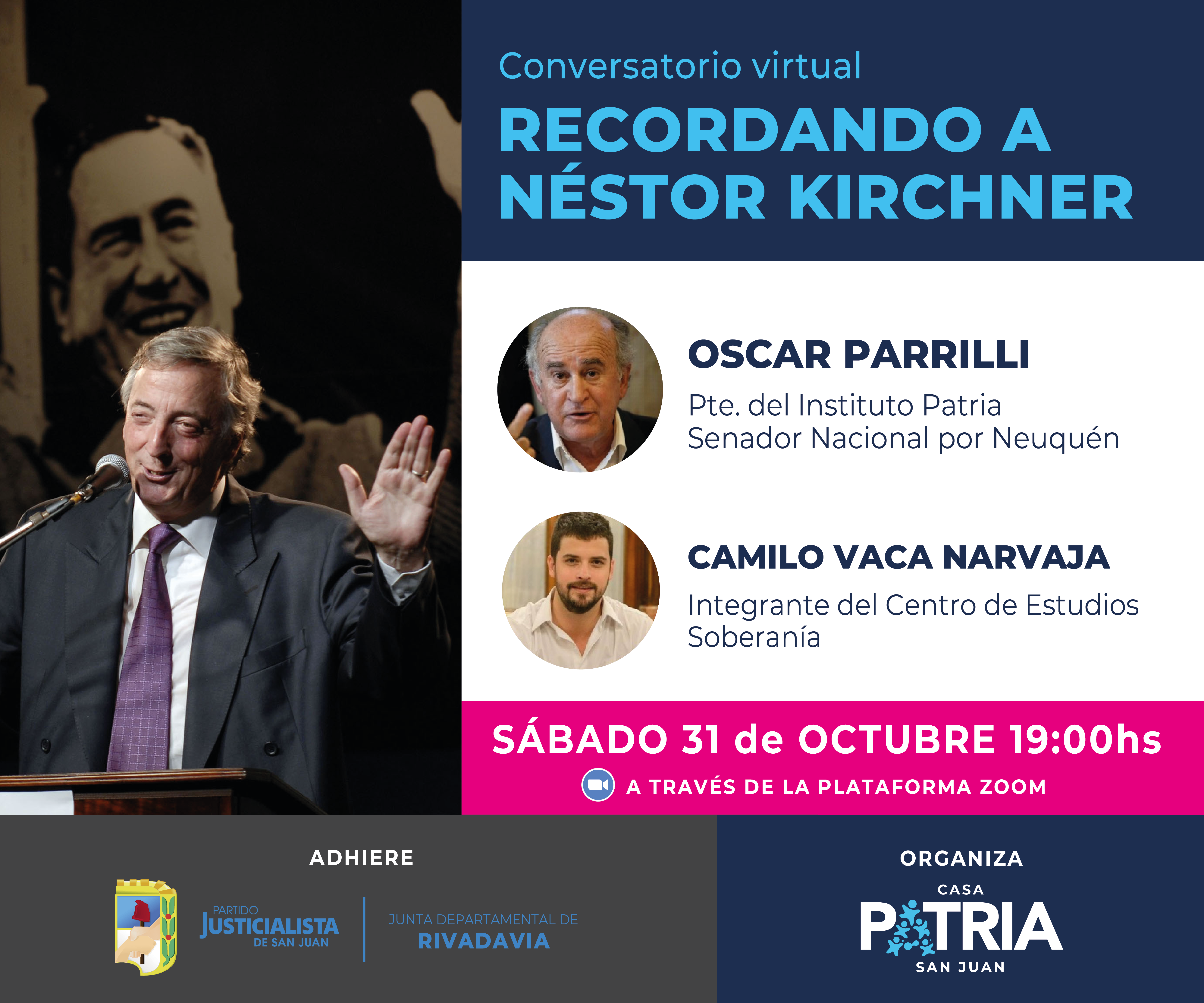 Conversatorio virtual: Recordando a Néstor Kirchner