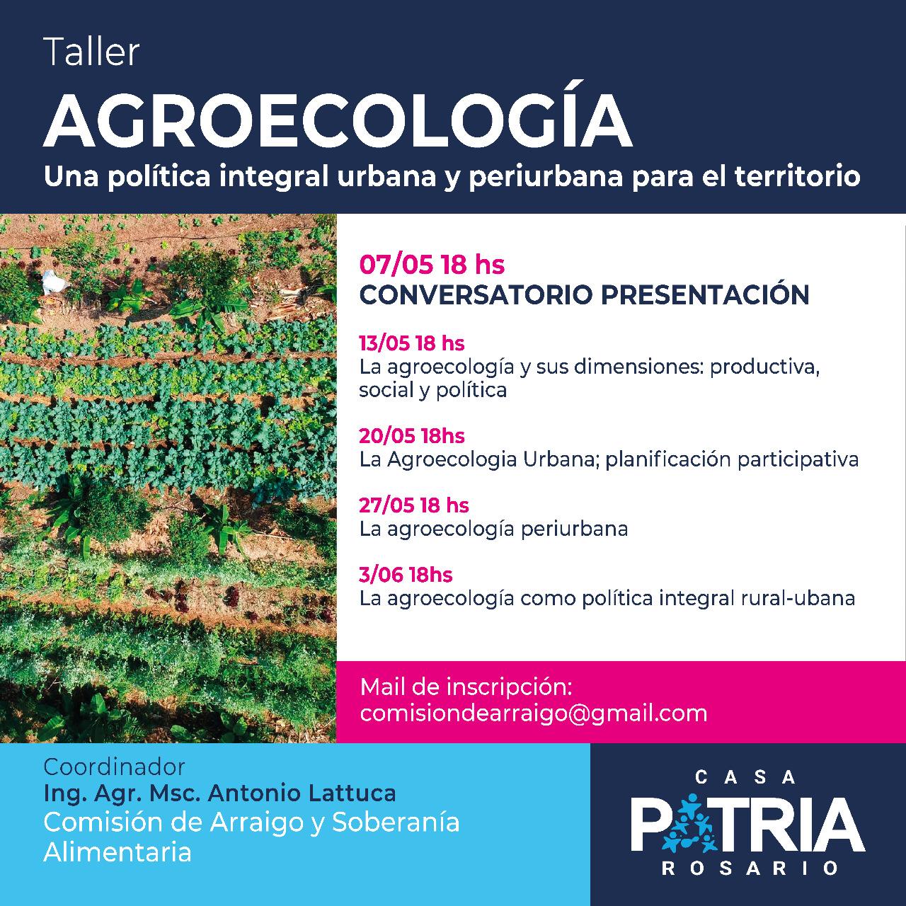 Taller de Agroecología – Una política integral urbana y periurbana para el territorio