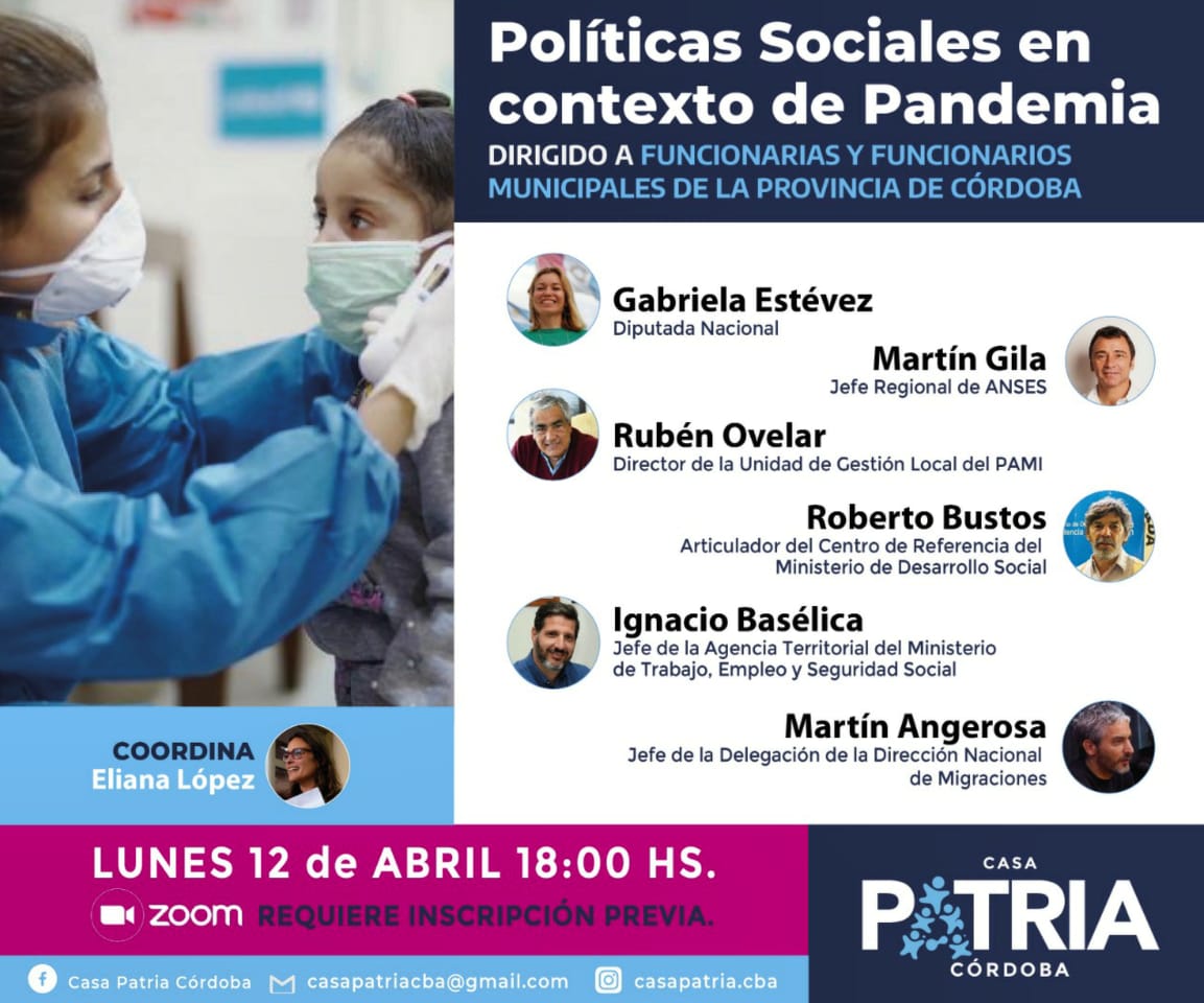 Políticas sociales en contexto de Pandemia
