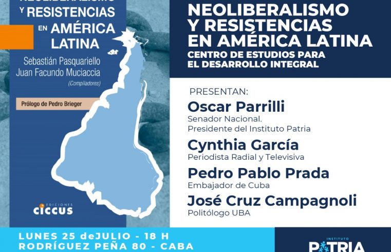 Presentación del libro«Neoliberalismo y Resistencias en América Latina»