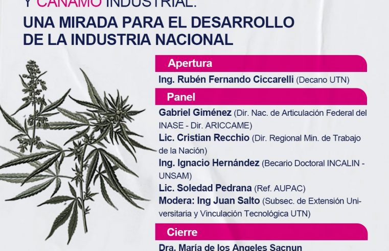 Jornada de Cannabis medicinal y Cáñamo Industrial: Una mirada para el desarrollo de la industria nacional.